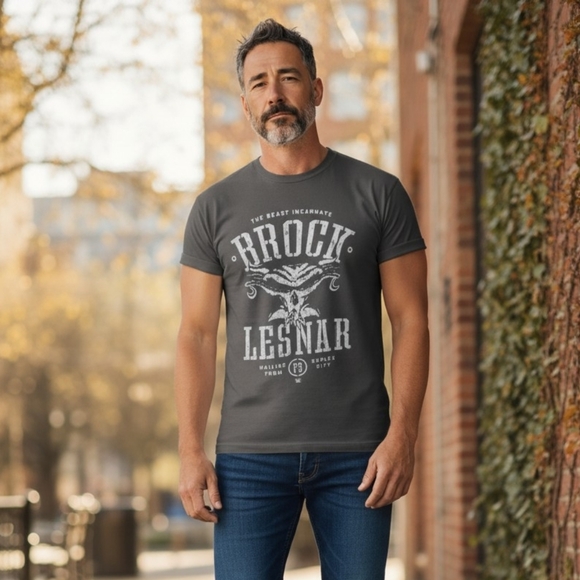 The Unbranded Brand Other - Brock Lesnar Charcoal Graphic Tee
